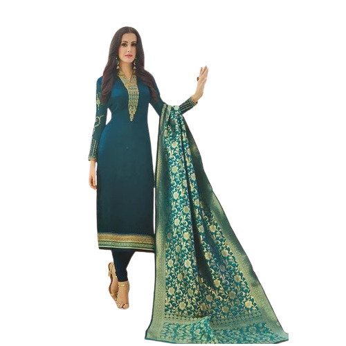 Stylish Embroidery Cotton Suits - Color: All