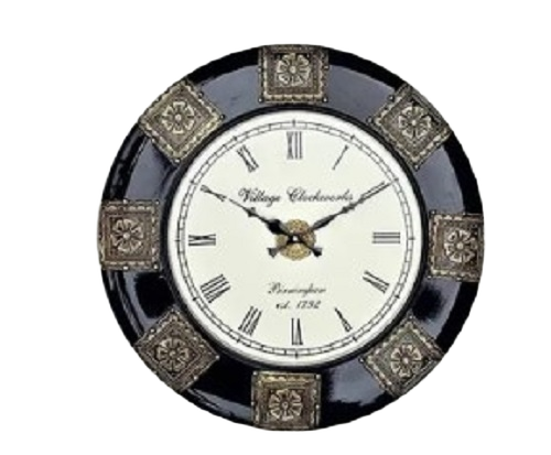 Antique Wooden Round Wall Clock - Size: Various Sizes Are Available