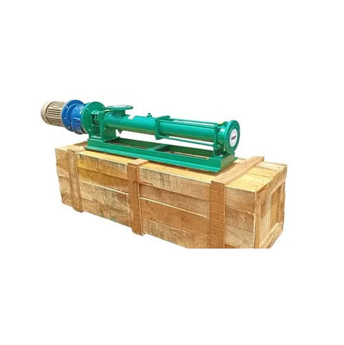 Closed Couple Helical Single Screw Pump - Color: Green