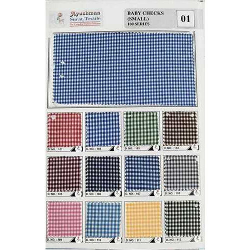 DURABLE & BREATHABLE BABY CHECKS (SMALL) UNIFORM FABRIC 16 METER