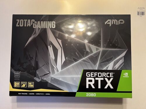 ZOTAC GAMING GeForce RTX 2080 AMP 8GB GDDR6 Video Card (ZT-T20800D-10P)