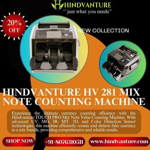 Hindvanture Hv 281 Mix Note Counting Machine