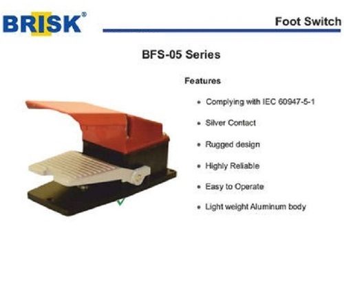 Light Duty Foot Switch Bfs-05 - Color: Multi