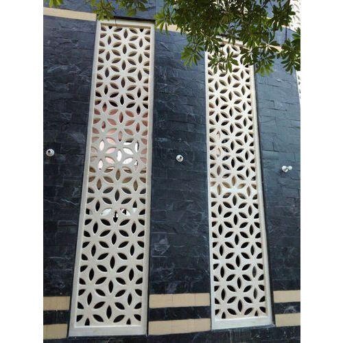 GRC Jali - Eco Friendly White Decorative Screen | Easily Assembled, Modern Design