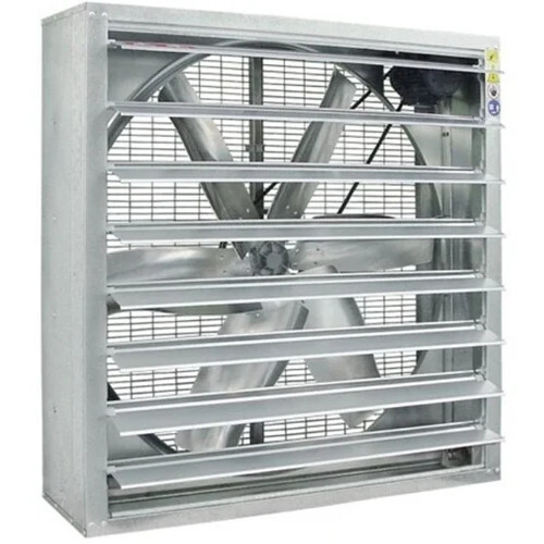 SS Heavy Duty Exhaust Fan - 800mm, 1000mm, 1380mm Diameter Blades | Stainless Steel Construction, 6 Blade Design, 550W Power, Wall Mounted