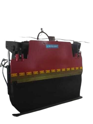 Hydraulic Brake Press - Electric Power, Standard Size | Durable, Maroon & Black Finish, Very Good Quality