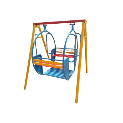 Iron Playground Circular Swing - Iron Material, Weather-Resistant Finish | Safe and Stable Design, Smooth Swinging Motion, Comfortable Seating, Ideal for Outdoor Play