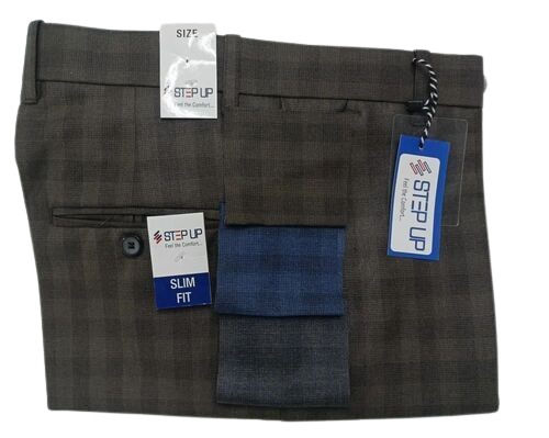 Mens Formal Check Pants