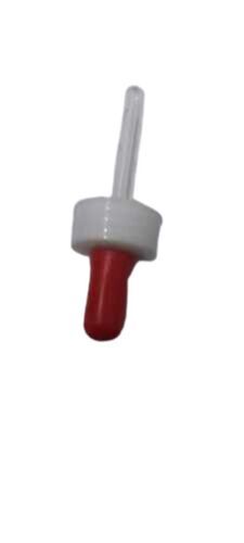 Red And White Color Medicine Dropper - Material: Plastic