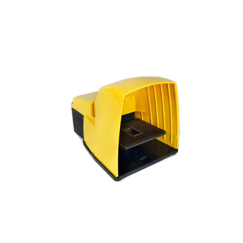 Heavy Duty Polycarbonate Foot Switch Bfs-22 - Color: Yellow & Black