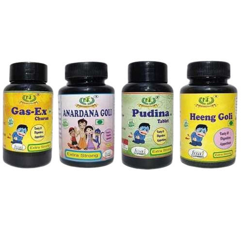 Ayurvedic Digestive Tablets Combo 4 Pcs - Product Type: Herbal Supplements