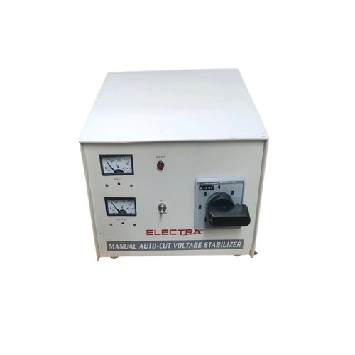 Electric Manual Auto Cut Voltage Stabilizer - Phase: Single Phase