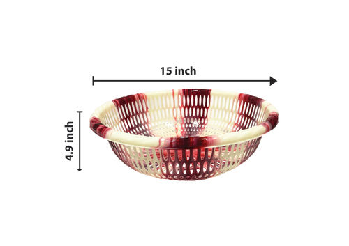 Round Plastic Nyra Basket 3 (Big) (D/C)