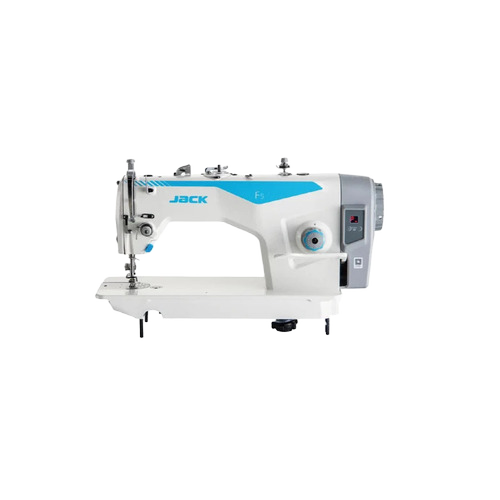 Semi Automatic Single Needle Sewing Machine - Color: White