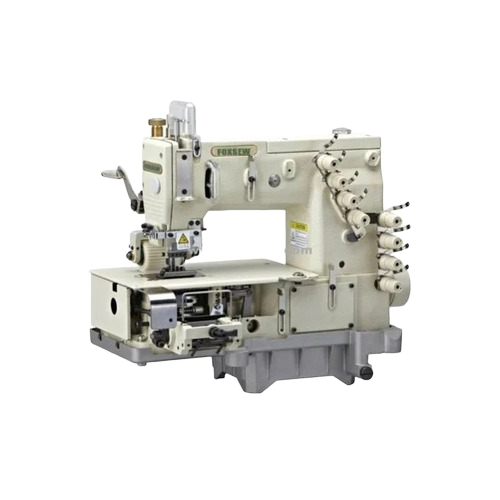 Multi Needle Sewing Machine - Electric, 3000-4000 Stitch/Min, Off White | High-Speed Operation, Adjustable Stitch Length, Built-In Needle Threader, Quiet Motor, Versatile for Various Fabrics