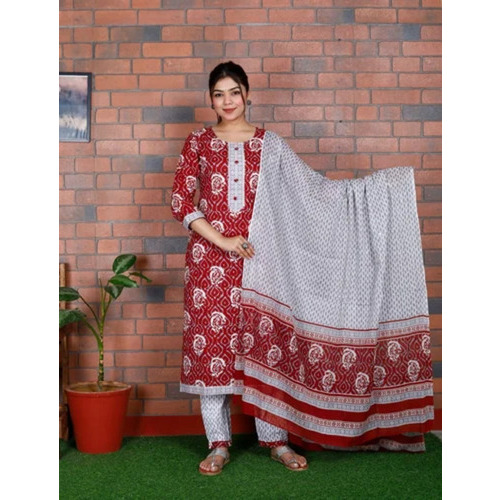 cotton kurti pant set