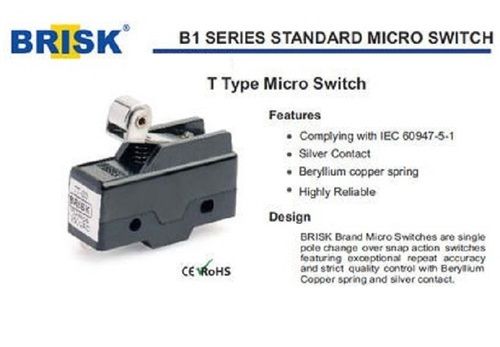 T Type Standard Micro Switch T-03