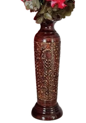 Wooden Flower Vase - Bottom Diameter: Standard