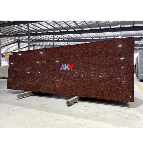 African Red Granite Slabs - 15-20 mm Thickness, Polished Finish | Durable, Stain Resistant, Ideal for Flooring