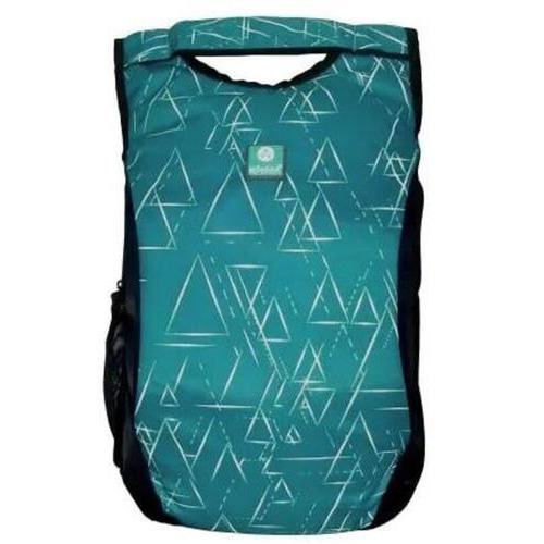 Green Printed School Bags - Design: Attractive