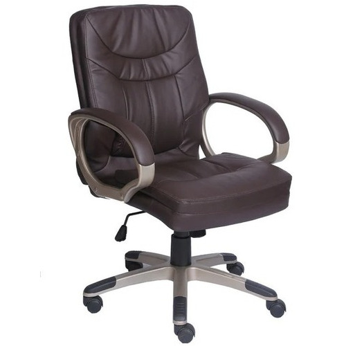 Office Chair - Aluminum & Steel, 360Âº Swivel, Medium Back, 1 Seater, Easy To Clean, Rust Proof, Corrosion Resistant, Eco-Friendly, Modern Design