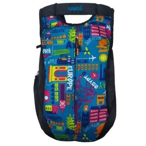 Lightweight Durable Backpack - Polyester Material, Standard Size, Multicolor Design | Moisture Proof, Washable, Attractive for Unisex School Use