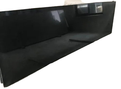 Black Granite Slabs - Polished Finish, Scratch Resistant, Durable Design For Flooring Applications