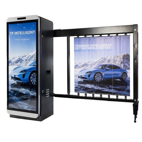 Automatic Advertising Boom Barrier - Color: Black