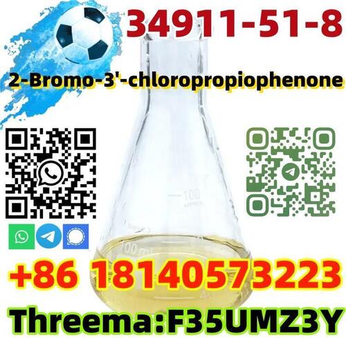 Buy Manufacturer High Quality CAS 34911-51-8 2-Bromo-3'-chloropropiophen with Safe Delivery
