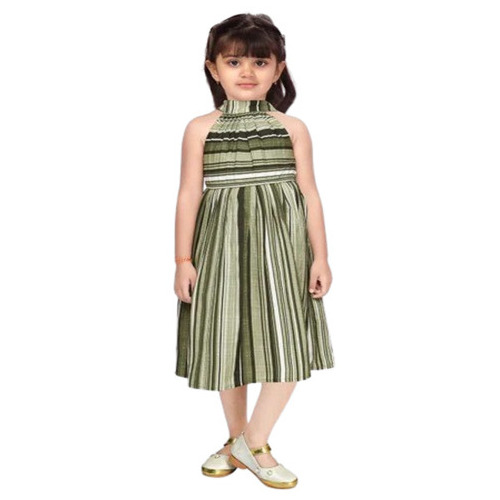 Girls Striped Frocks - Age Group: 2-10 Years