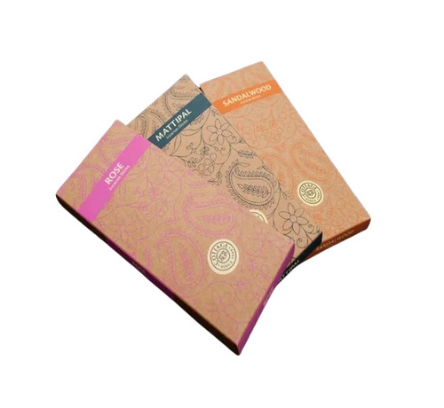 Agarbatti Packaging Boxes - Moisture Resistant, Eco-friendly Biodegradable Paper, Glossy Laminated Finish, Available In Various Colors