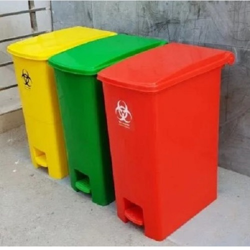 Biohazard Foot Pedal Hospital Dustbin