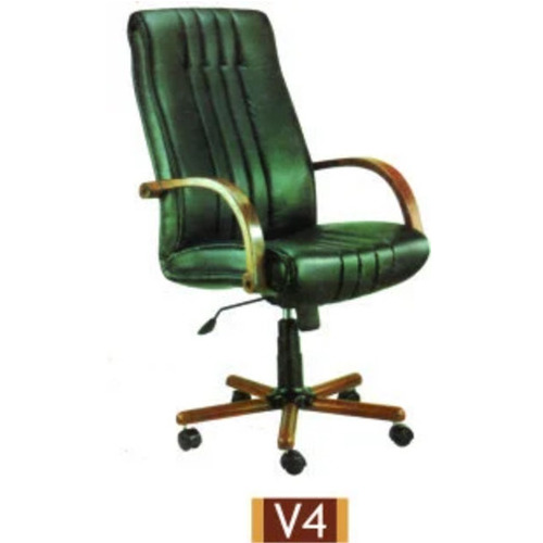Executive High Back Chair - Synthetic Leather, Rotatable Design | Very Good Quality, Modern Office Style