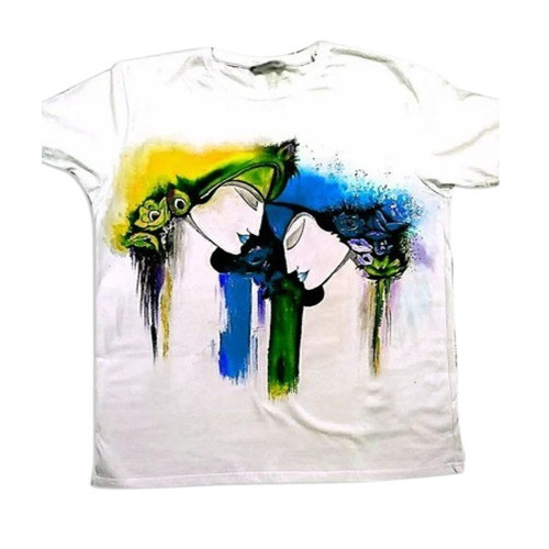 Men's Cotton Printed Half Sleeve Round Neck T-Shirt - Casual Wear Regular Fit Available in XL L M Sizes Stylish White Design