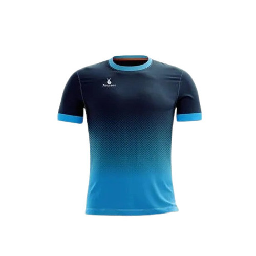 Mens Blue T Shirt By S K Fabric