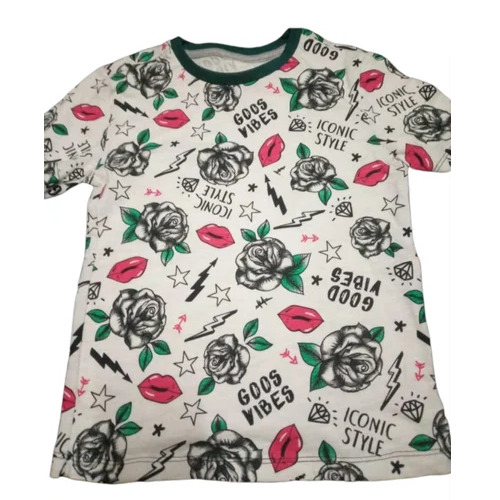 Mens Cotton Printed T-Shirt - Round Neck Regular Fit Half Sleeves | Casual Wear for All Sizes