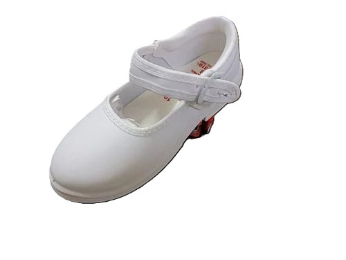 White Girls School Shoes - Color: All