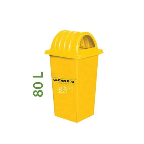 80 Liter Outdoor Plastic Dustbin - Application: Housekeeping