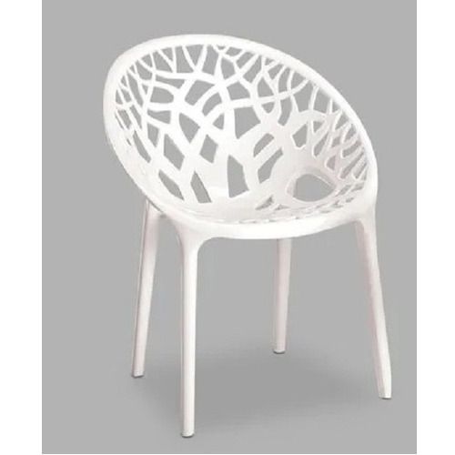 Crystal Pp Milky White Chair - Color: Various Colors Are Available