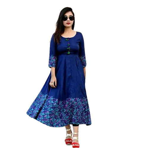 Fancy Chiffon Kurtis - Bust Size: .