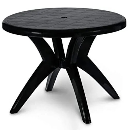 Supreme Marina Round Table - Lightweight Fancy Design, Modern Style with Long Lasting Finish, Available in Various Colors