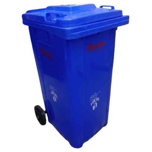 Plastic Wheeled Dustbin - Crack Resistant Plastic, Spacious Design, Easy to Clean, Various Sizes and Colors Available, Quality Standard Tested