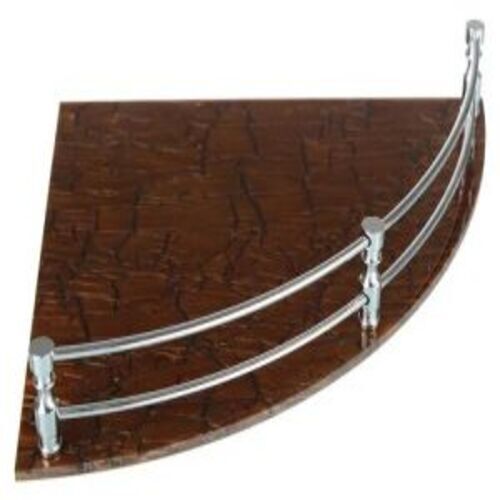 Stainless Steel Bathroom Corner Shelf - Color: -