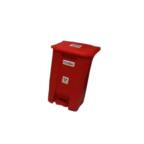 Bio Medical Waste Plastic Foot Pedal Bins - Plastic Material, Various Sizes Available, Various Colors | Suitable for Housekeeping, Quality Tested, Timely Delivery
