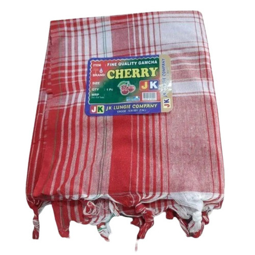Cotton Hand Towel - 34x78 Inches Multicolor Striped Design | Eco-Friendly Soft Touch Handmade