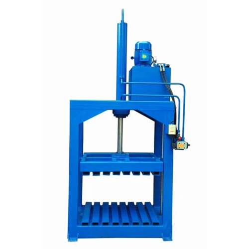 Hydraulic Baling Press - Mild Steel, Three Phase, Semi Automatic, Color Coated Blue Finishing
