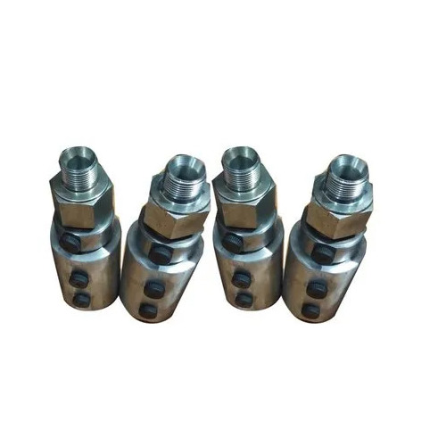 Hydraulic Rotary Union - Mild Steel, 3/4 Inch Size, 250 Bar Pressure, 250Â°C Temperature Rating | High Performance and Durability
