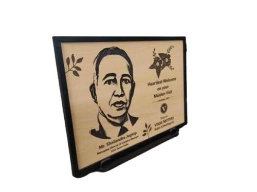 Wooden Photo Frame - Solid Wood, Customizable Sizes, Photo Frame Color Options | Classic Design, Elegant Finish, Durable Material, Natural Wood Grain, Versatile Use