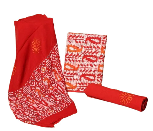 Cotton Printed Suits - Fabric Type: Chiffon