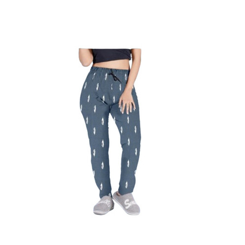 Ladies Grey Printed Lower